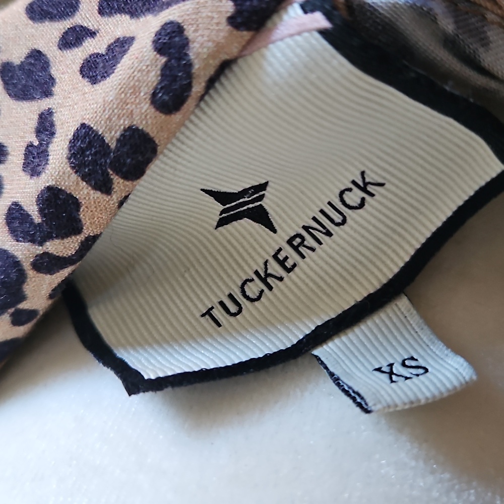 Tuckernuck Aster Leopard Print Maxi Long Sleeve Shift Dress - Picture 5 of 5